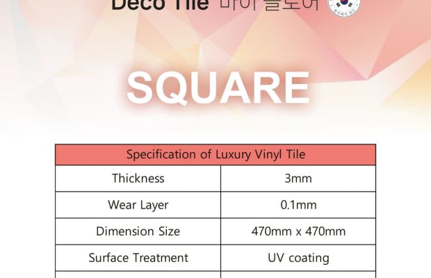 3MM KOREA VINYL-DECO TILE (SV-PV)
